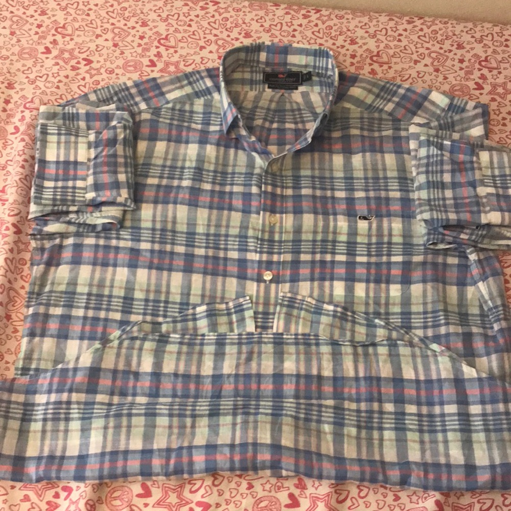 Vineyard Vines Long Sleeve Button Down Large